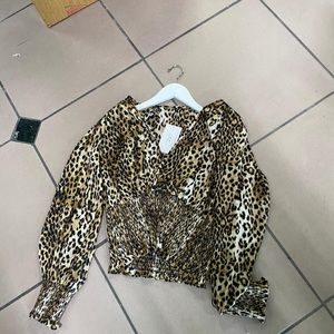 Leopard blouse